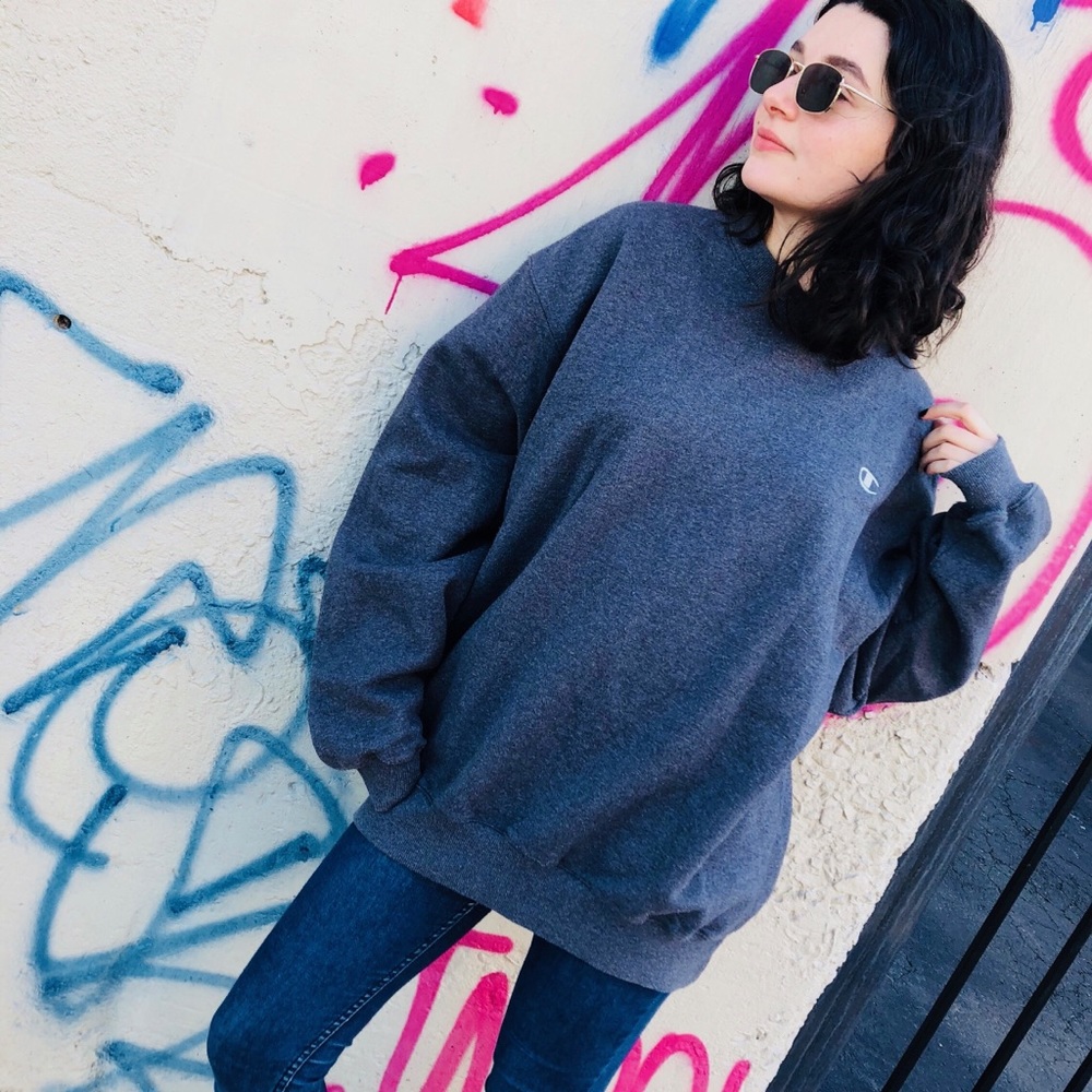 Authentic Grey Champion Sweatshirt